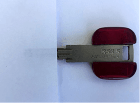 Правильная фотография ключа